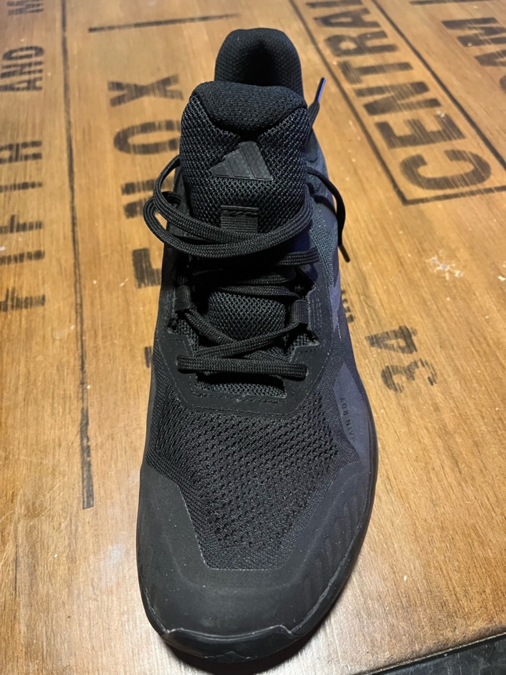 adidas Men's All-Black Athletic Running Shoes - Picture 2 of 3